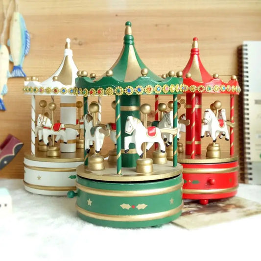 Christmas  Decoration  Go Round with Music Realistic Scene Christmas  Perfect Christmas Drop Shipping